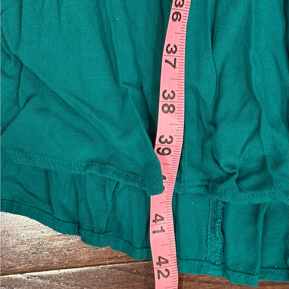 Torrid Size 2 Emerald Green Shirt Dress Midi Button Front Tie Waist  Plus  18 20 - Picture 7 of 7